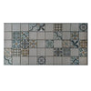Pannelli 3D Rivestimento a parete in PVC effetto CEMENTINE 96x48cm Realistici, isolanti, idrorepellenti. - Eternal Parquet