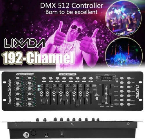Centralina dmx 512 controllo luci effetti dj 192 canali display lcd discoteca luci di scena console Strumenti Musicali/Attrezzature per DJ e VJ/Effetti per DJ TradeKard - Acerra, Commerciovirtuoso.it