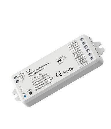 Centralina Vp Controller Rf 15a 4ch Dimmer 288w Strisce Luci Led Telecomando Rgbw