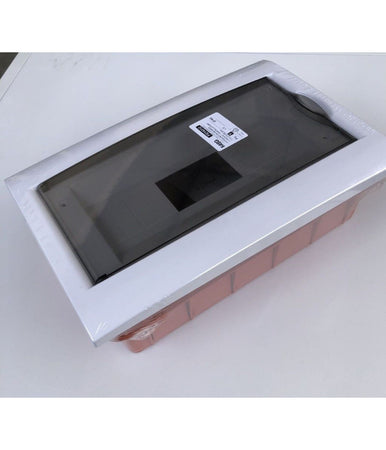 Centralino Da Incasso Ip40 12/14 Moduli 300x200x90 Mm 24w Portello Fume' Fg14312