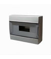 Centralino Da Parete 12 Moduli Ip40 Con Portello Trasparente Fumè Grigio Fg14412