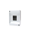 Centralino Da Parete Esterno 4 Moduli Senza Portello Ip20 13x9x8.5cm Grigio Fg14012