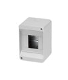 Centralino Da Parete Esterno 4 Moduli Senza Portello Ip20 13x9x8.5cm Grigio Fg14012