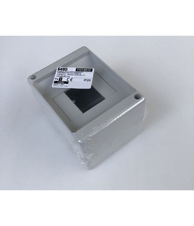 Centralino Da Parete Esterno 4 Moduli Senza Portello Ip20 13x9x8.5cm Grigio Fg14012