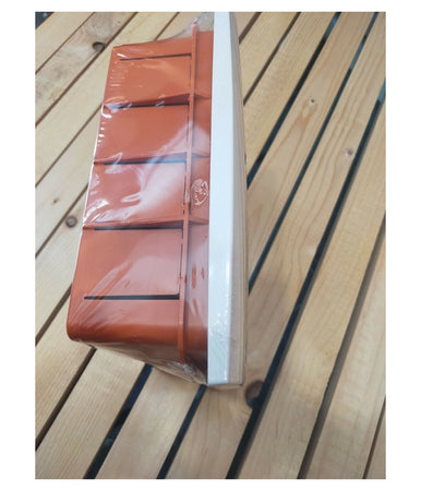 Centralino Quadro Elettrico Da Incasso Parete 8 Moduli Portello Fumè Ip40 Fg14308