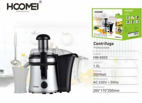 Centrifuga Elettrica Professionale Frutta Verdura Succhi 1lt 350w Hoomei Hm-6925 Casa, arredamento e bricolage > Elettrodomestici > Centrifughe e Spremiagrumi Trade Shop italia - Napoli, Commerciovirtuoso.it