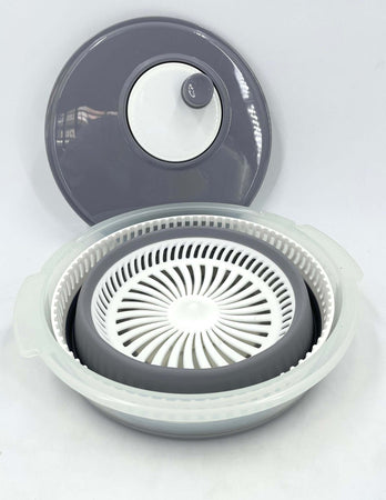 Centrifuga-pieghevole-per-insalata,-colore-lime-e-bianco,-dotata-di-colino-e-ciotola,-con-coperchio-ottima-per-la-famiglia-e-salvaspazio