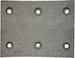 Ceppo freno forato 183x56x6,0 - 7 fori