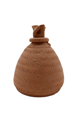 Ceramica realizzata Interamente a Mano con Terracotta di Sicilia, Pezzo Grezzo da Dipingere