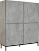 CERBERO---credenza-moderna-con-ante-ammortizzate-cm-136-x-50-x-140-h-Cemento-Milani-Home