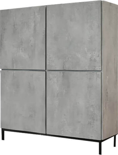 CERBERO---credenza-moderna-con-ante-ammortizzate-cm-136-x-50-x-151-h-Cemento-Milani-Home