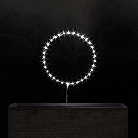 Cerchio BIA con 35 microled colore bianco decorazione natalizia per interno esterno Casa e cucina/Decorazioni per interni/Addobbi e decorazioni per ricorrenze/Decorazioni natalizie/Luci natalizie/Catene luminose per esterni MagiediNatale.it - Altamura, Commerciovirtuoso.it