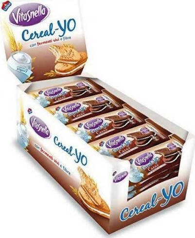 Confezione18 pezzi Cereal Yo Cacao Vitasnella monopoerzione 51 gr confezione 18 pz snack e merendine dolci Non solo caffè online - Albano Laziale, Commerciovirtuoso.it