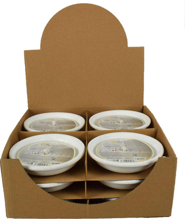 Ceri Alla Citronella In Coccio Di Terracotta Bianco Per Matrimoni Ed Eventi Ø 18 Cm Casa e cucina/Decorazioni per interni/Candele e portacandele/Candele/Candele in vasetto La Zappa - Altamura, Commerciovirtuoso.it