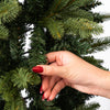 Albero di Natale slim Cernera in PE Effetto Real Touch + PVC di Altissima qualità