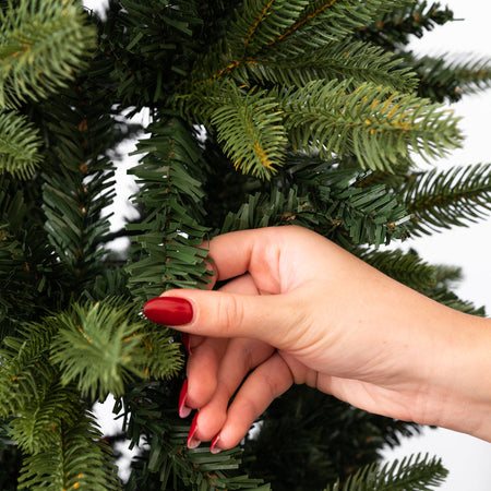 Albero di Natale slim "Cernera" in PE Effetto Real Touch + PVC di Altissima qualità