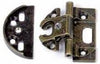 Cerniera per porte in battuta 40x15x9,5 Pezzi 50 Marca Vitel Modello A0061 (Bronzata)