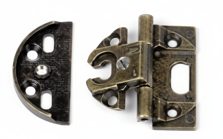 Cerniera per porte in battuta 40x15x9,5 Pezzi 50 Marca Vitel Modello A0061 (Oro)