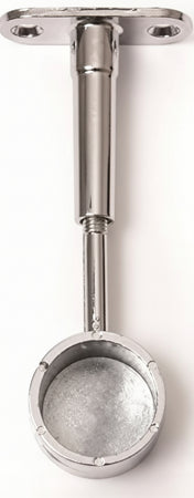 REGGITUBO TONDO mm. 18 CHIUSO CROMATO