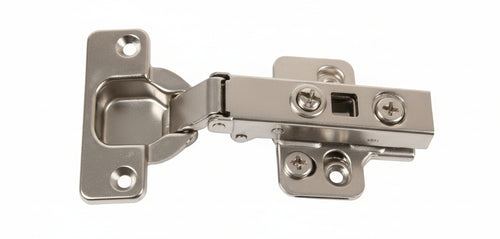 Cerniera con clips col.08 scod 035 Nichelata + Base Regolabile Pz 50 Vi.Te.l A0136