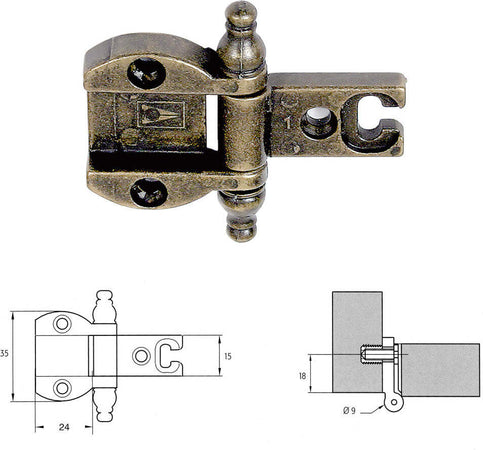 CERNIERA-PER-MOBILI-'A0055'-bronzata