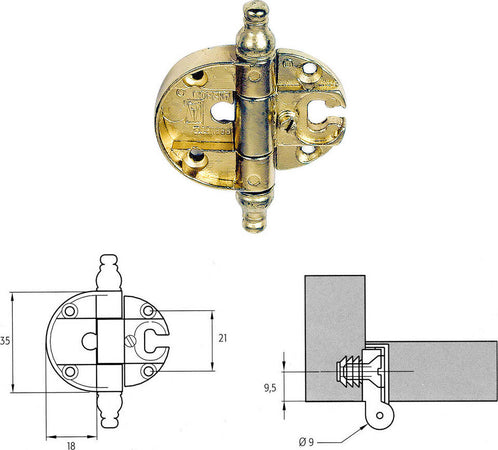 CERNIERA-PER-MOBILI-'A0056'-bronzata