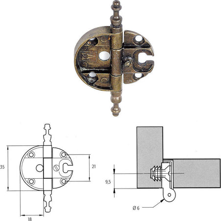 CERNIERA-PER-MOBILI-'A0057'-bronzata