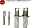 Cerniere-Copriwater-Originali-per-Dolomite-CLODIA-NOVELLA-FLEO-MIA-(non-soft-close)-Espansione-in-Acciaio-Inox-Cromato-Lucido