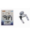 Cerniere Per Wc Copriwater Universali 2pz Cromate Con Chiusura Ammortizzata 59609