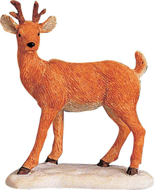 Cervo in piedi, personaggio per villaggio di Natale in Poliresina‎ Casa e cucina/Decorazioni per interni/Addobbi e decorazioni per ricorrenze/Decorazioni natalizie/Oggettistica MagiediNatale.it - Altamura, Commerciovirtuoso.it