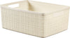 Cesta-Curver-Cestino-Juliet-in-juta-100%-plastica-riciclata-rettangolare,-bianco-sporco,-M:-12-L