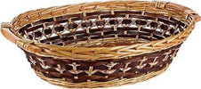 Cesta Ovale Marrone in vimini decorazione natalizia per cestini e regali Casa e cucina/Decorazioni per interni/Addobbi e decorazioni per ricorrenze/Decorazioni natalizie/Oggettistica MagiediNatale.it - Altamura, Commerciovirtuoso.it