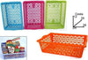 Cesta Rettangolare In Plastica 39x28x12cm Contenitore Recipiente Oggetti Bucato Casa, arredamento e bricolage > Arredamento > Portaoggetti Trade Shop italia - Napoli, Commerciovirtuoso.it