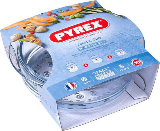 Cestello cuoci vapore Pyrex in vetro borosilicato Ø20 cm, trasparente P03N000/7046 Casa e cucina/Pentole padelle e pirofile/Accessori/Cestelli per cottura a vapore Scontolo.net - Potenza, Commerciovirtuoso.it