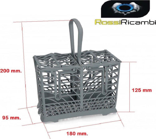 CESTELLO PORTA POSATE LAVASTOVIGLIE IGNIS WHIRLPOOL BAUKNECHT - 481290508687 Casa e cucina/Grandi elettrodomestici/Accessori e parti di ricambio/Ricambi e accessori per lavastoviglie/Cestelli per lavastoviglie Rossi Ricambi - Venetico Marina, Commerciovirtuoso.it
