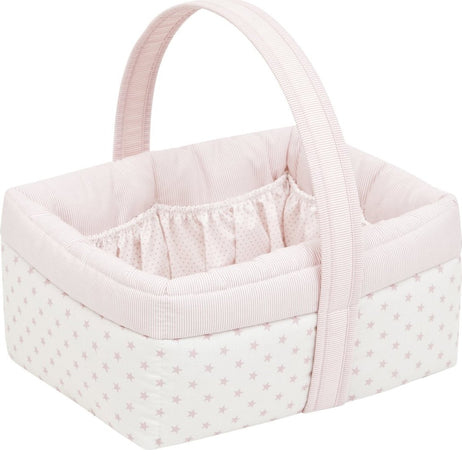 Cestina Imbottita 22.5X29X29 Cm Star Rosa Prima infanzia/Cambio del pannolino/Organizzatori e scatole per pannolini/Organizzatori per pannolini La Casa Del Bebè - Napoli, Commerciovirtuoso.it
