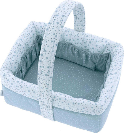 Cestina Imbottita  Forest Azzurro Prima infanzia/Cambio del pannolino/Organizzatori e scatole per pannolini/Organizzatori per pannolini La Casa Del Bebè - Napoli, Commerciovirtuoso.it