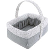 Cestina Imbottita  Forest Grigio Prima infanzia/Cambio del pannolino/Organizzatori e scatole per pannolini/Organizzatori per pannolini La Casa Del Bebè - Napoli, Commerciovirtuoso.it