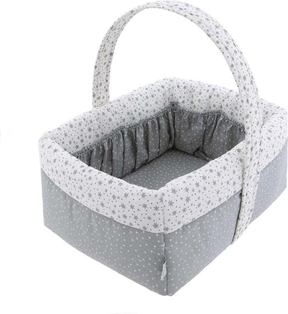 Cestina Imbottita  Forest Grigio Prima infanzia/Cambio del pannolino/Organizzatori e scatole per pannolini/Organizzatori per pannolini La Casa Del Bebè - Napoli, Commerciovirtuoso.it