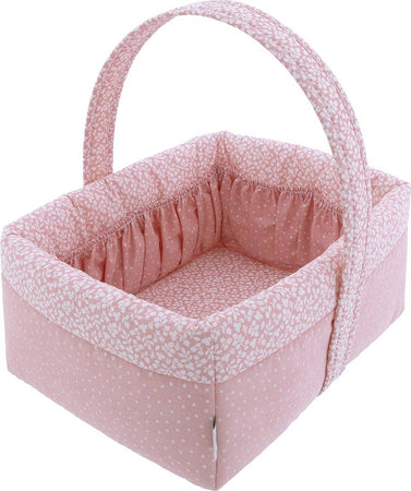 Cestina Imbottita  Forest Rosa Prima infanzia/Cambio del pannolino/Organizzatori e scatole per pannolini/Organizzatori per pannolini La Casa Del Bebè - Napoli, Commerciovirtuoso.it