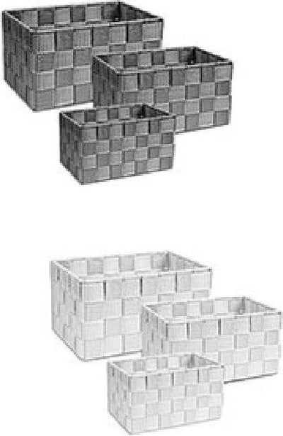 Cestini Tessuto 3 Scatole Organizer Bagno Porta Oggetti Bagnoschiuma Makeup Casa, arredamento e bricolage > Arredamento > Portaoggetti Trade Shop italia - Napoli, Commerciovirtuoso.it