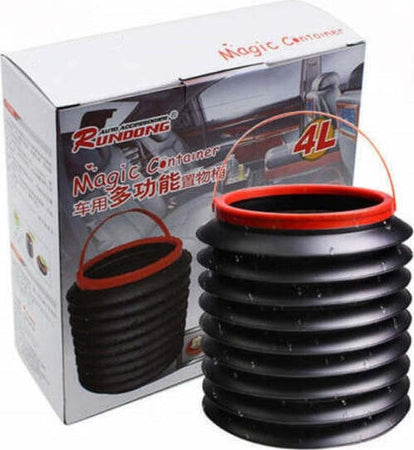 Cestino-Contenitore-Box-Porta-Oggetti-Per-Auto-Capacità-4-Lt-Pieghevole