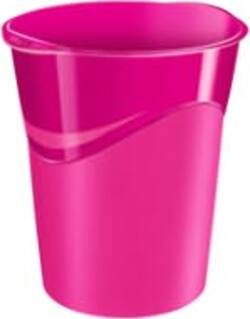 Cestino Gloss - altezza 33 4 cm - diametro 30 5 cm - 14 lt - rosa pepsi - CEP Cancelleria e prodotti per ufficio/Archivio ufficio e accessori per scrivania/Accessori da scrivania e archiviazione/Cestini per la carta Eurocartuccia - Pavullo, Commerciovirtuoso.it