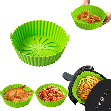 Cestino In Silicone Friggitrice Ad Aria Teglia Riutilizzabile Antiaderente 20cm Casa e cucina/Elettrodomestici per la cucina/Friggitrici Trade Shop italia - Napoli, Commerciovirtuoso.it