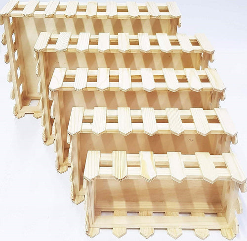 Cestino Legno 5 Pezzi Rf_64893 Matrioska Rettangolare Cassetta Portaoggetti Casa, arredamento e bricolage > Arredamento > Portaoggetti Trade Shop italia - Napoli, Commerciovirtuoso.it