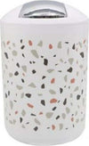 Cestino-Pattumiera-Arredo-Bagno-Graniglia-Bianco-Multicolore-19.5x30.5-Cm-69844