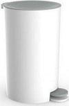 Cestino-Pattumiera-Arredo-Da-Bagno-Bianco-Grigio-In-Plastica-16-X-25.5-Cm-69851