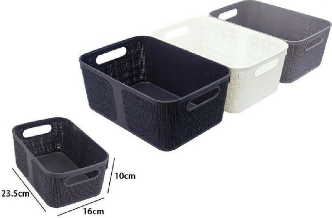 Cestino Porta Oggetti Cesto Organizer Rettangolare Porta Tutto Bagno Casa 79463 Casa, arredamento e bricolage > Arredamento > Portaoggetti Trade Shop italia - Napoli, Commerciovirtuoso.it