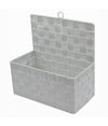 Cestino Porta Oggetti Cesto Tessuto Grigio Chiaro Organizer Multiuso Casa 79090