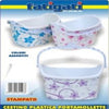 Cestino-Portamollette-Porta-Mollette-In-Plastica-Stampata-Colorato